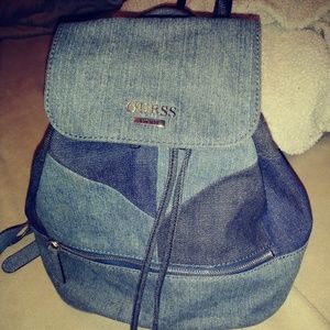 Guess jean backpack